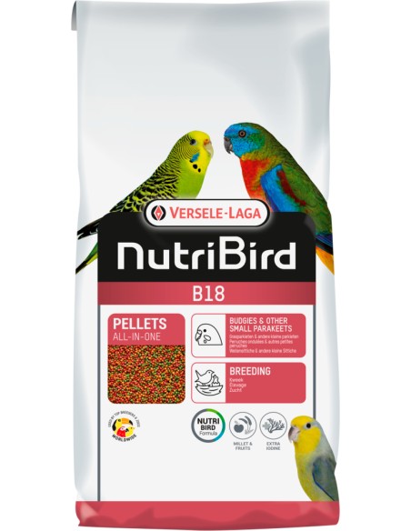 NUTRIBIRD PERIQUITOS B18 CRÍA VERSELE LAGA - 3 KG
