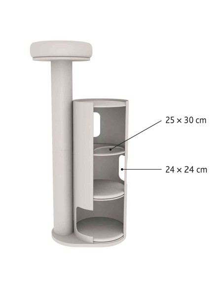 POSTE RASCADOR PIETRO XXL GRIS TRIXIE - 168 CM